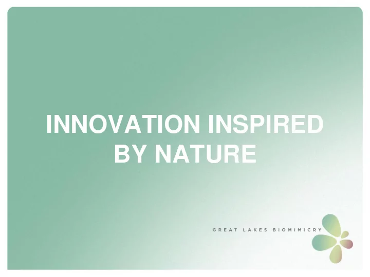 innovation inspired