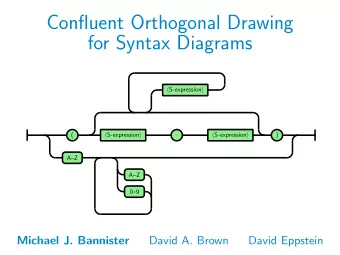 Confluent Orthogonal Drawing  for Syntax Diagrams  S-expression   (  S-expression
