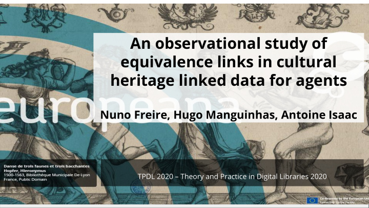 an observational study of equivalence links in cultural