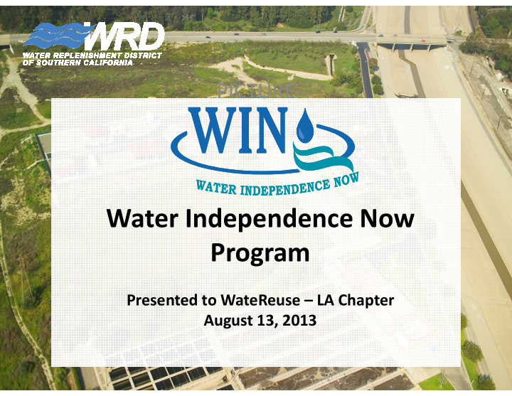water independence now program