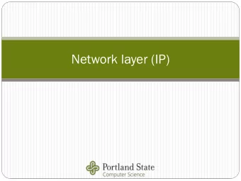 Network layer (IP)  Netw  etwor  ork  k layer  er  Send datagram from one host to another