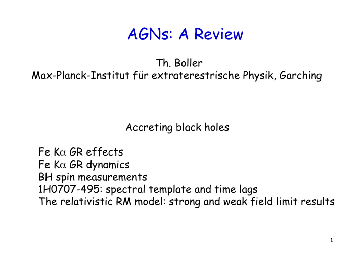 agns a review