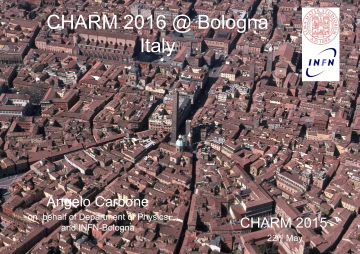 charm 2016 bologna italy