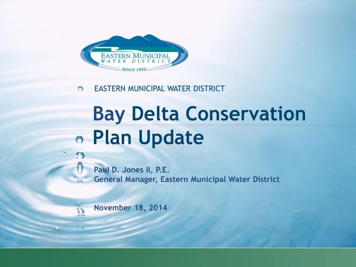 bay delta conservation