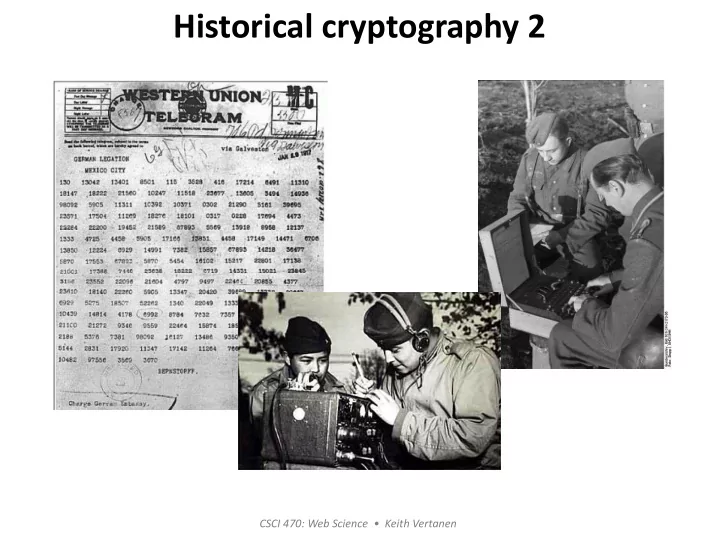 historical cryptography 2