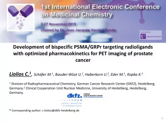 A novel class of bispecific PSMA/GRPR targeting radioligands with optimized  pharmacokinetics for
