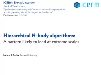 Acknowledgement  joint work with Rio Yokota  here at Nagasaki Advanced Computing Center  Three