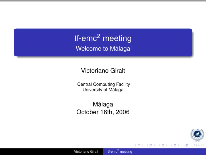 tf emc 2 meeting