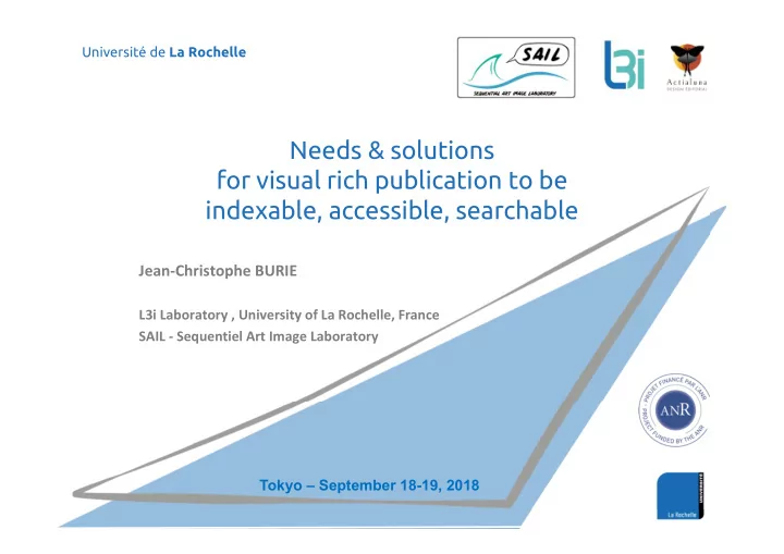 needs solutions for visual rich publication to be