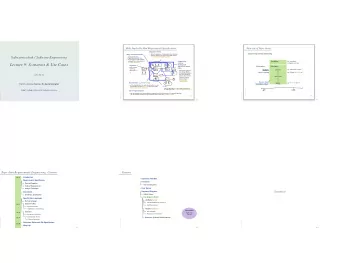 Lecture 9: Scenarios &amp; Use Cases resolving later  negotiation  In the course:  Techniques