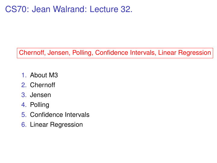 cs70 jean walrand lecture 32