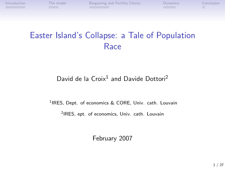 easter island s collapse a tale of population race