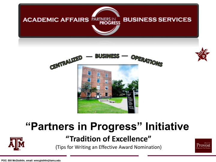 partners in progress initiative