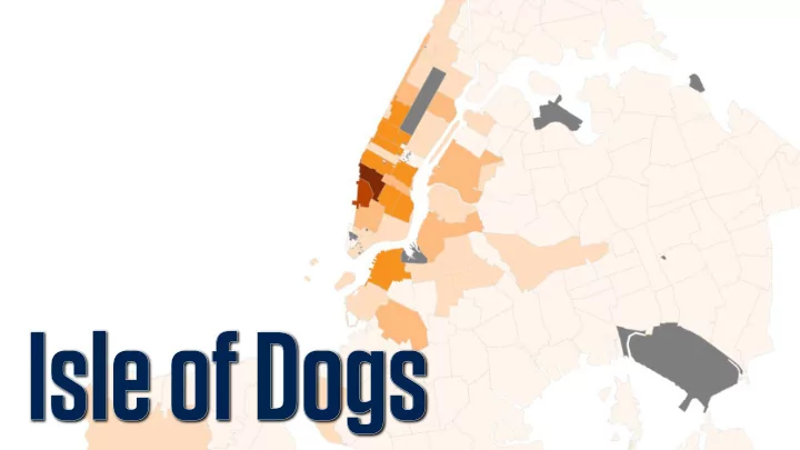 isle of dogs small multiples for maps
