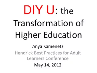 Journalist  Mother * Two-thirds of BAs have federal  student loans. (less than  in 1993).