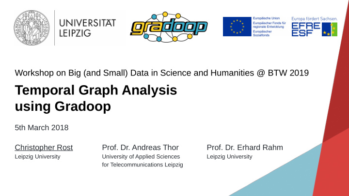 temporal graph analysis using gradoop