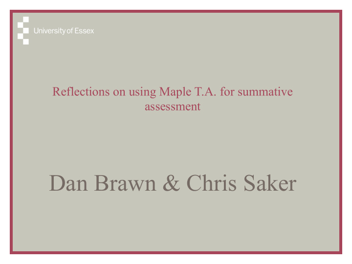 dan brawn chris saker outline