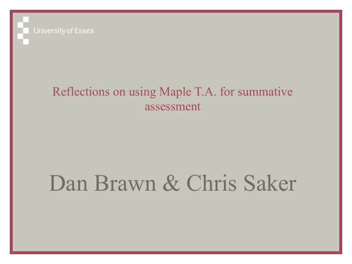 dan brawn chris saker outline