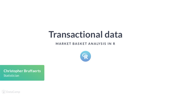 transactional data