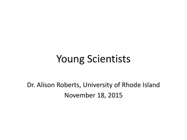 young scientists