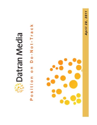 k  P o s i t i o n  o n  D o - N o t - T r a c k  T  N  D  1  i  i  P A digital marketing