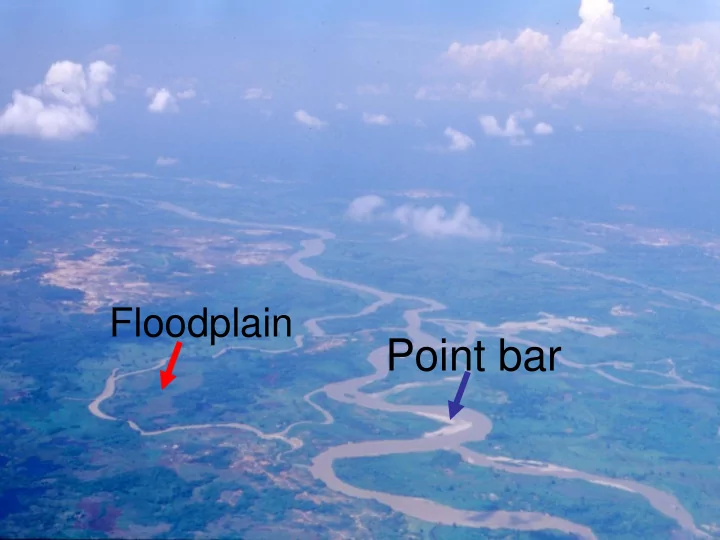 point bar beds graded bedding alluvial fan