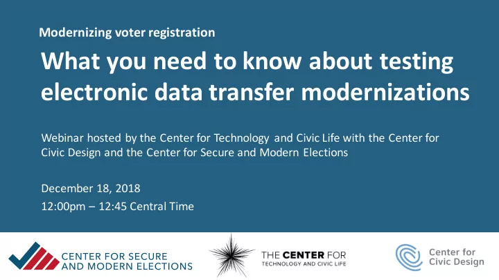 what you need to know about testing electronic data
