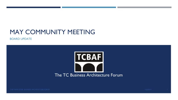 may community meeting
