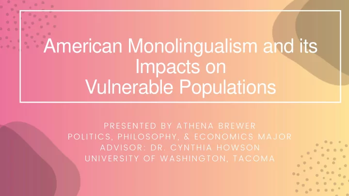 vulnerable populations
