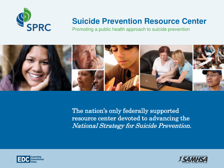 suicide prevention resource center
