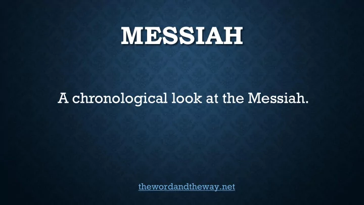 messiah