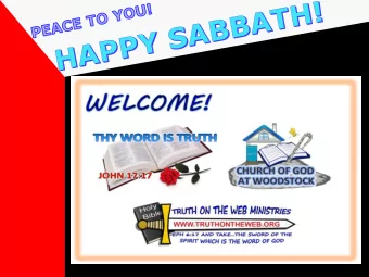 PA  PART  RT  ON  ONE  2 Corinthians 2:1-3  But I determined this with myself, that  I would not