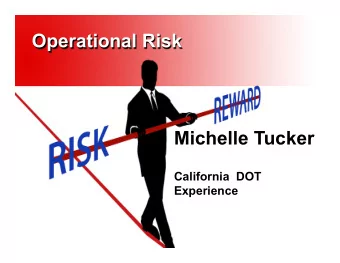 Michelle Tucker  California  DOT  Experience  RISKY    BUSINESS    AT      CALTRANS