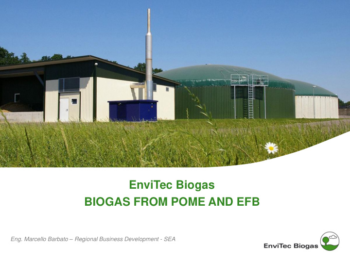 envitec biogas biogas from pome and efb