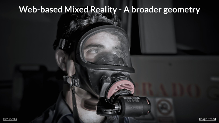web based mixed reality a broader geometry