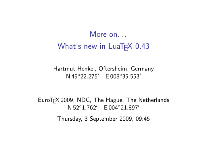 more on what s new in luat ex 0 43