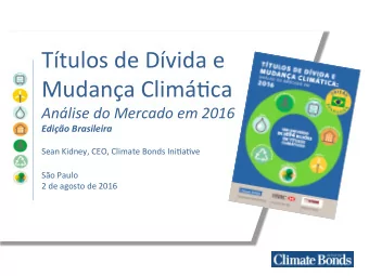 Mudana  Clim5ca     Anlise  do  Mercado  em  2016   Edio
