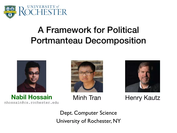 a framework for political portmanteau decomposition
