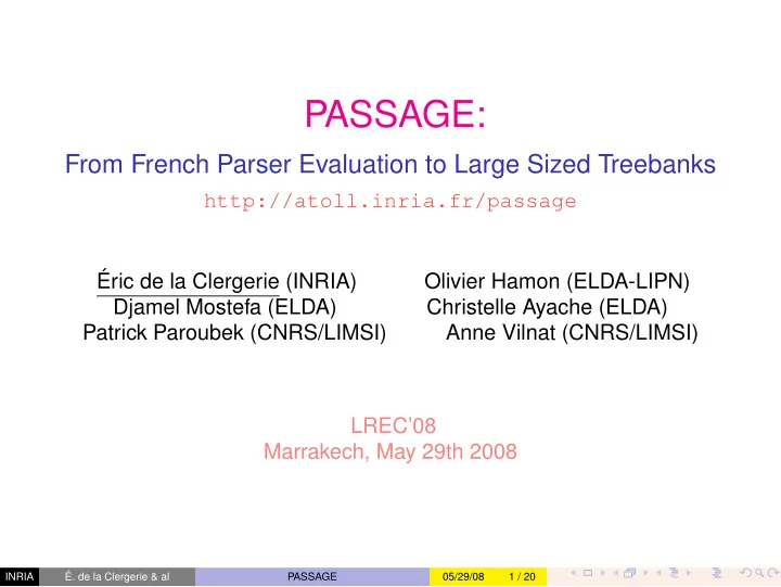 passage