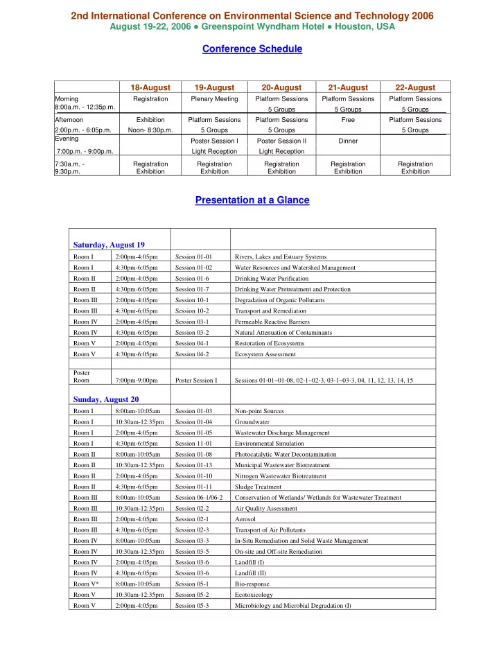 2nd international conference on environmental science and