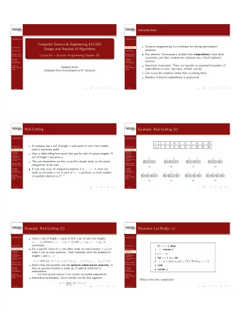 Introduction  CSCE423/823  CSCE423/823  Computer Science &amp; Engineering 423/823  Dynamic