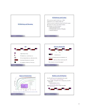 1  Prefetching  Prefetching or Streaming  or Streaming  Prediction  Prediction  Compiler-driven