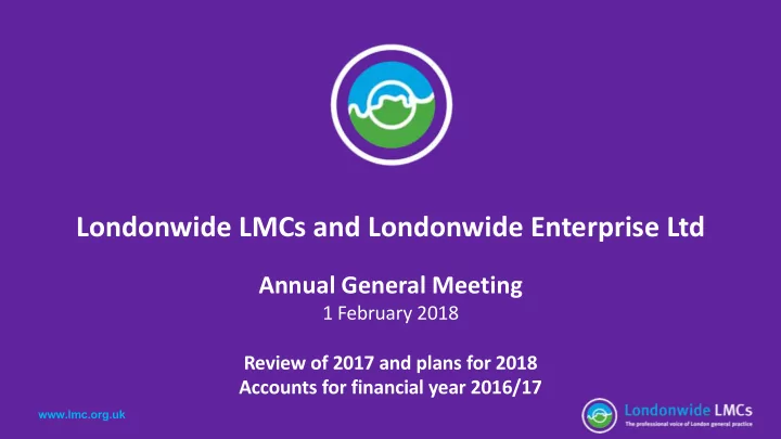 londonwide lmcs and londonwide enterprise ltd