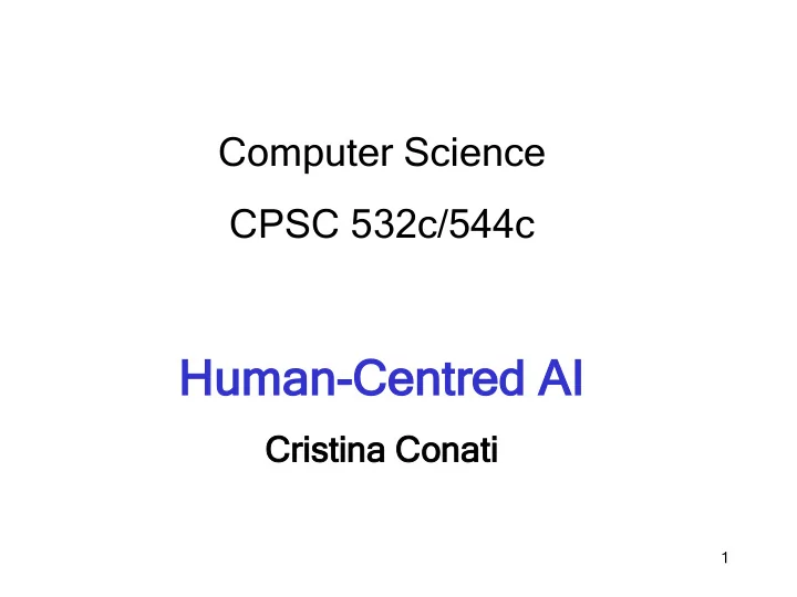 human an centr centred ed ai ai