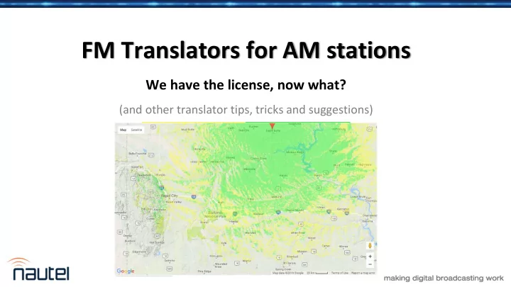 fm translators for am stations