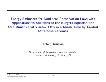 Energy Estimates for Nonlinear Conservation Laws with  Applications to Solutions of the Burgers