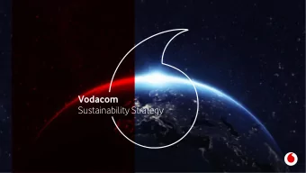 Vodacom  Sustainability Strategy  1  C2 General  WHY Sustainability  Building good reputation