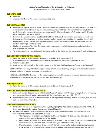 Many people approach the Christmas story in the Bible the same way they do the story of jolly