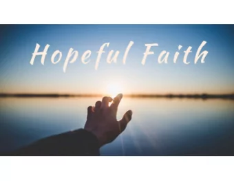 Hopeful Faith  in God  with Others  for Life  1. Philosophy  2. Grammar  3. Reflective
