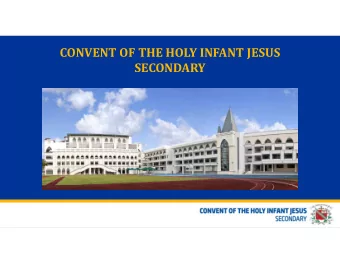 CONVENT OF THE HOLY INFANT JESUS  SECONDARY  CONVENT OF THE HOLY INFANT JESUS  SECONDARY  Scan QR